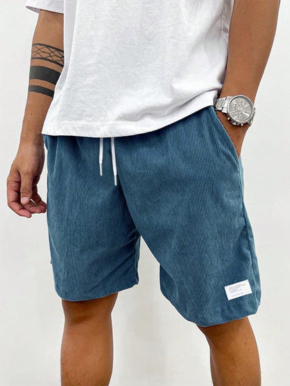daan | heren casual shorts met kordelzug
