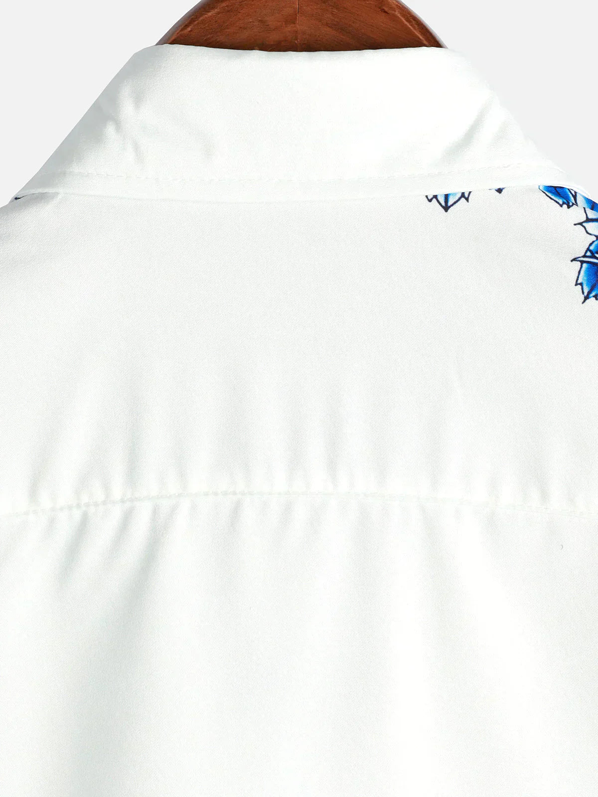 milan | zomeroverhemd korte mouw wit bloemenprint