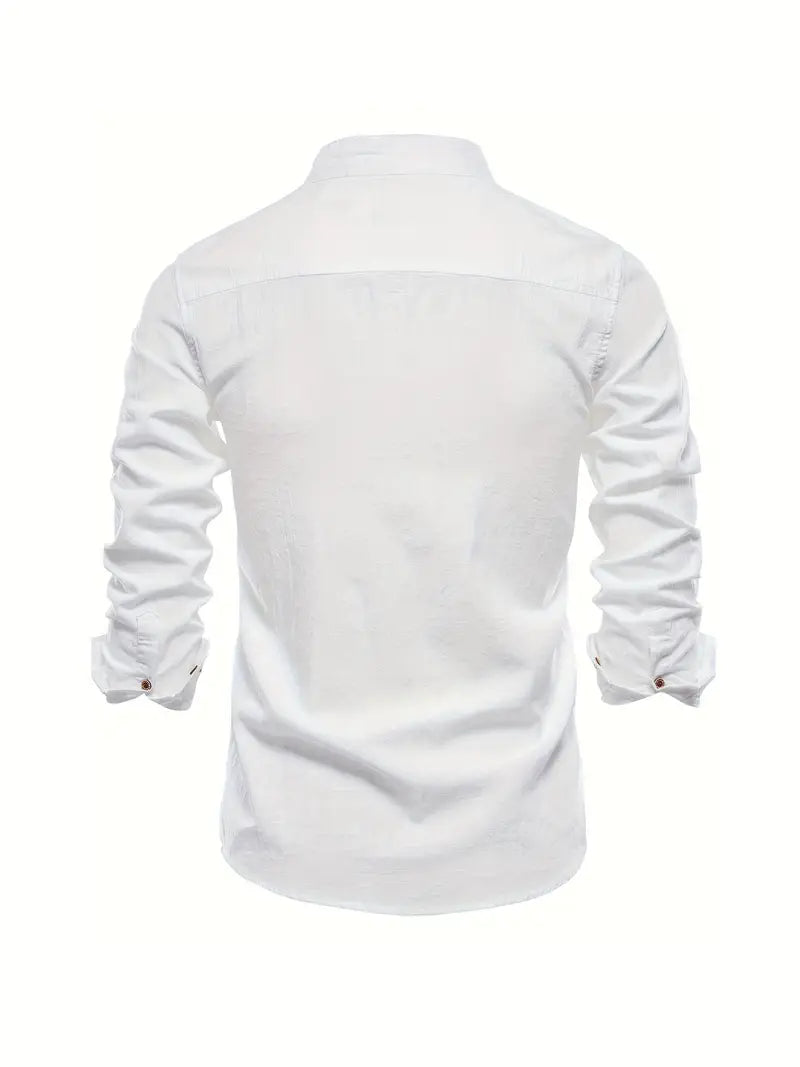 lars | heren casual overhemd met knopen