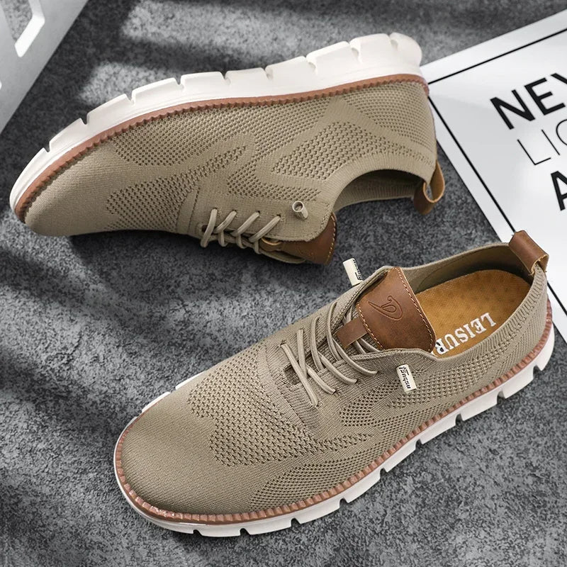 bas | heren leren schoenen met ademende voering