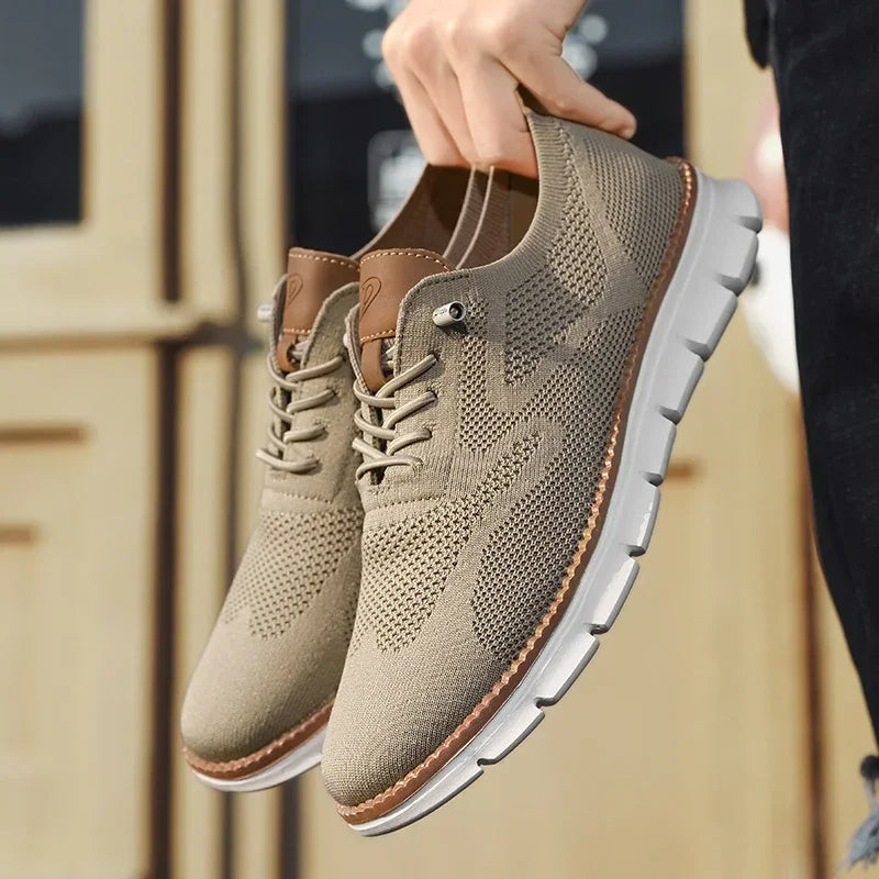 bas | heren leren schoenen met ademende voering