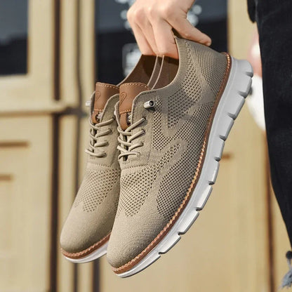 bas | heren leren schoenen met ademende voering