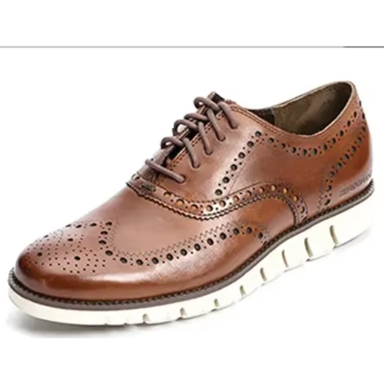 floris | heren brogue veterschoen met vleugelpunt