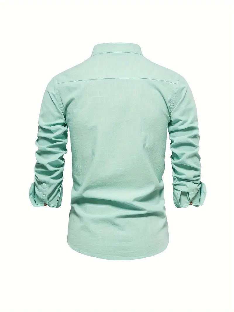 lars | heren casual overhemd met knopen