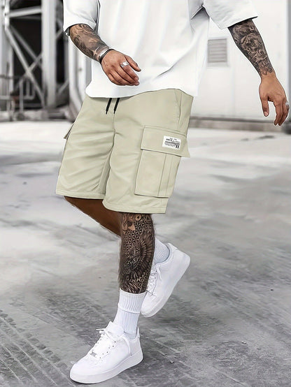 daan | heren cargo shorts khaki