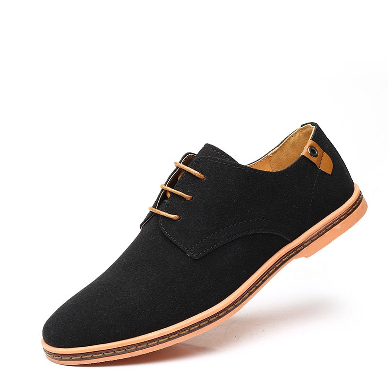 finn | suède veterschoenen zwart