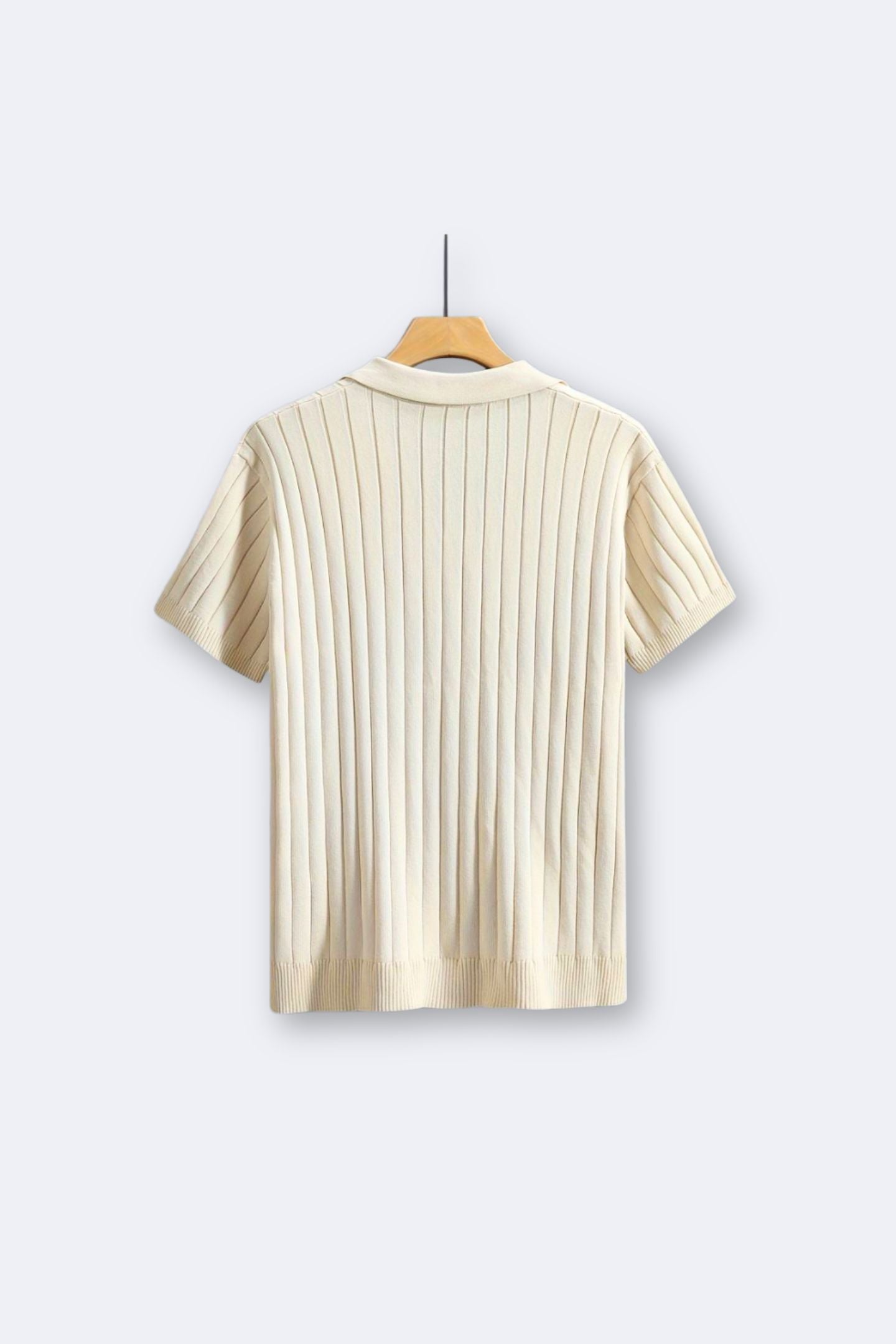 milan | gebreid shirt korte mouw
