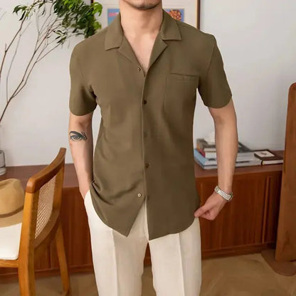 daan | relaxed fit zomerhemd korte mouwen