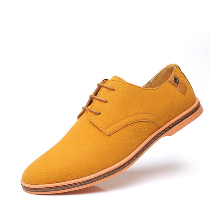 finn | suède veterschoenen camelbruin