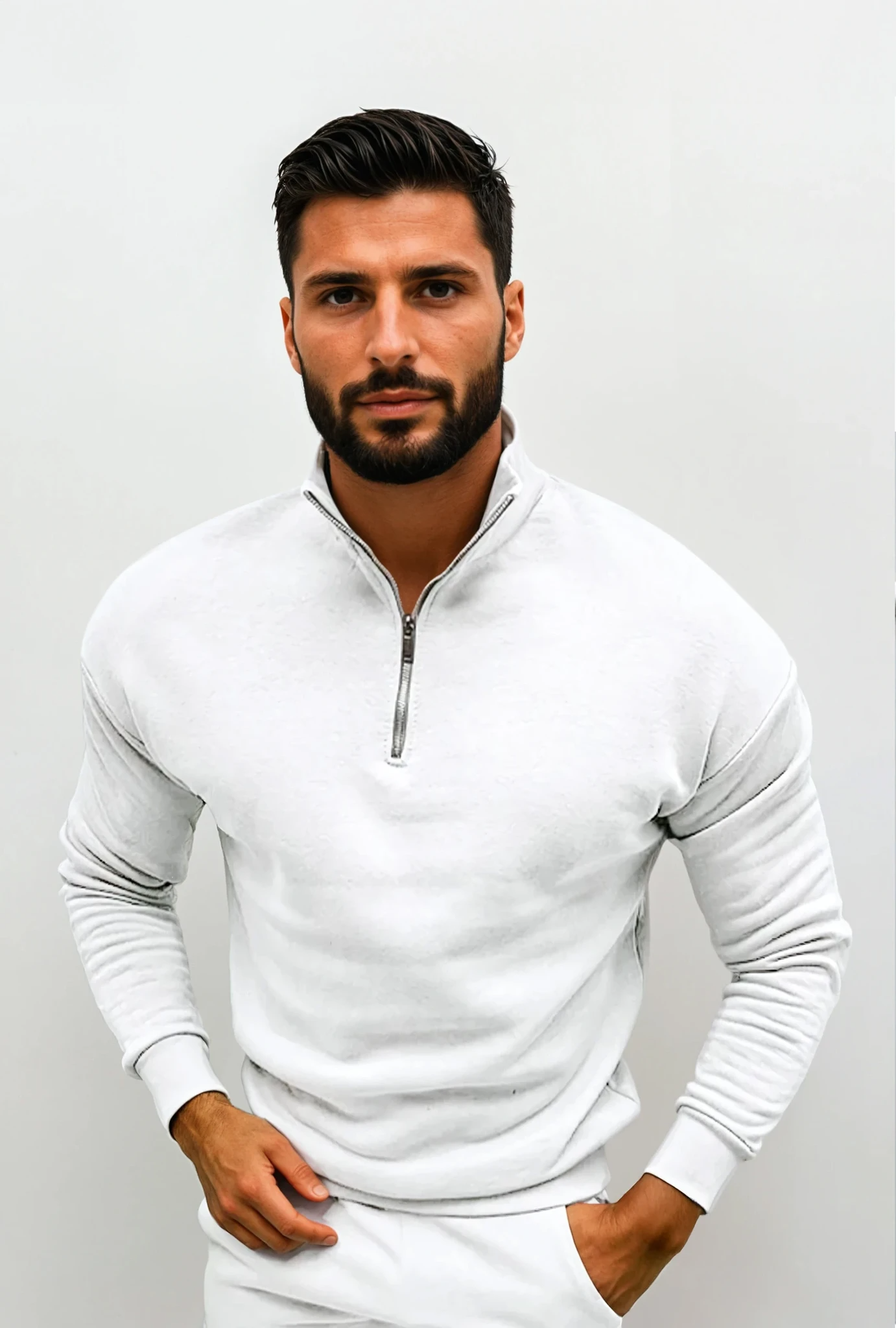 milan | heren half-zip trui