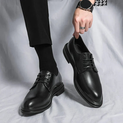 niels | heren derby schoenen met glans