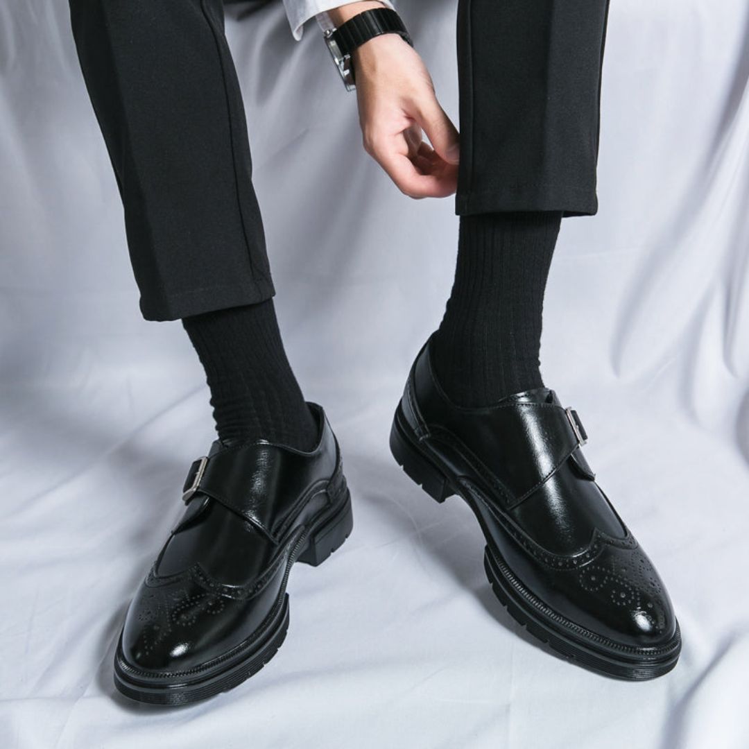 daan | heren monk strap schoen