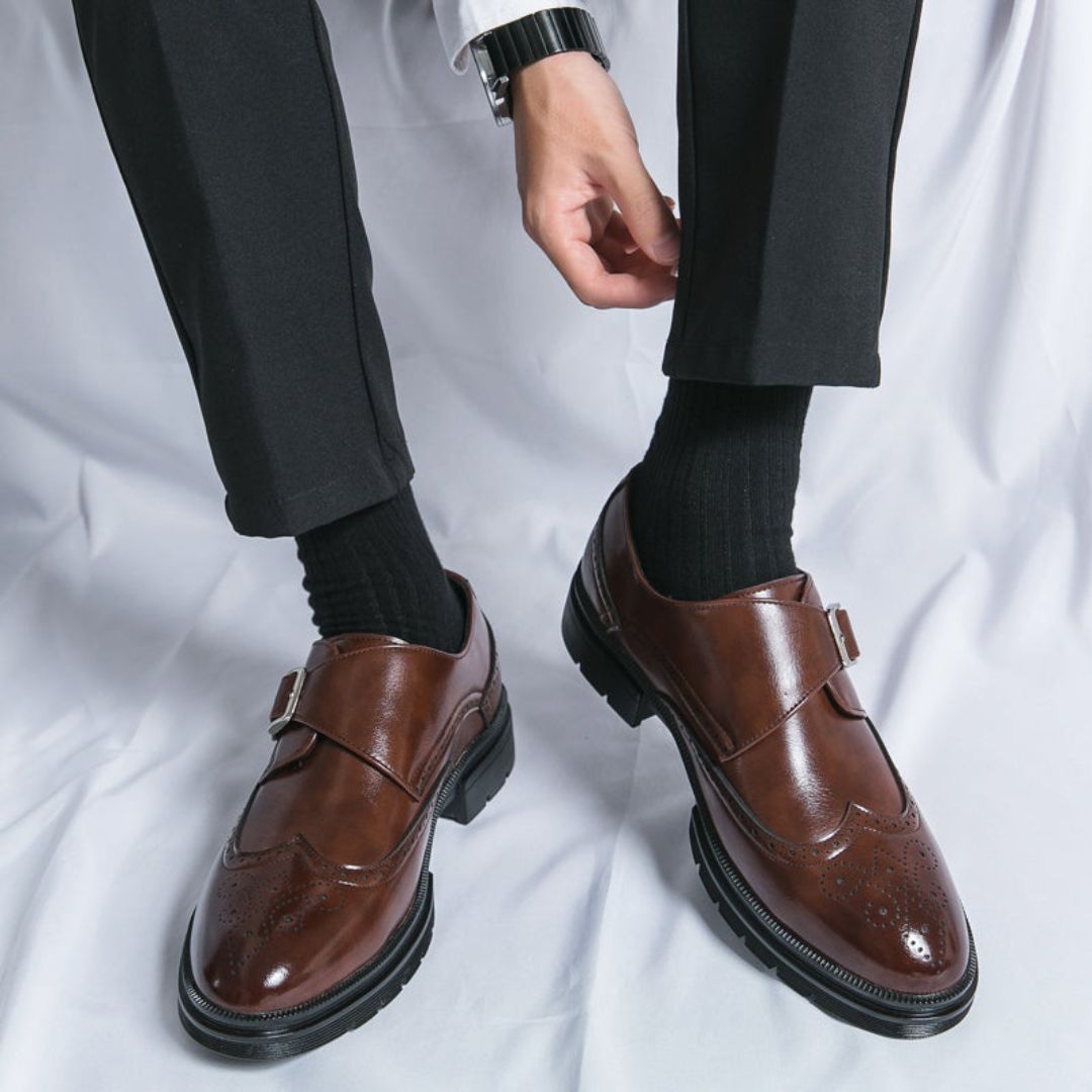 daan | heren monk strap schoen