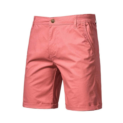 milan | heren smart-casual shorts slim fit roze