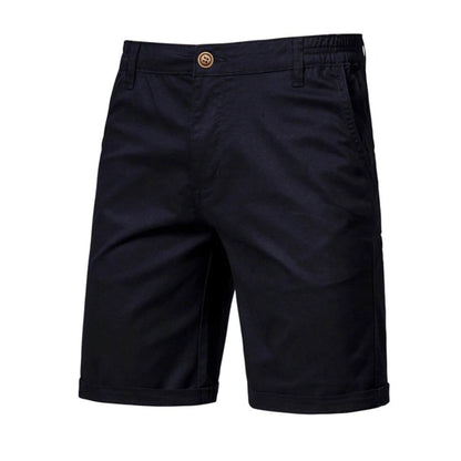 milan | heren smart-casual shorts slim fit zwart