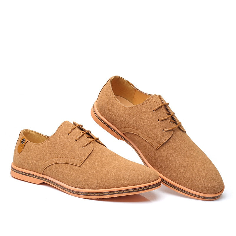 finn | suède veterschoenen khaki