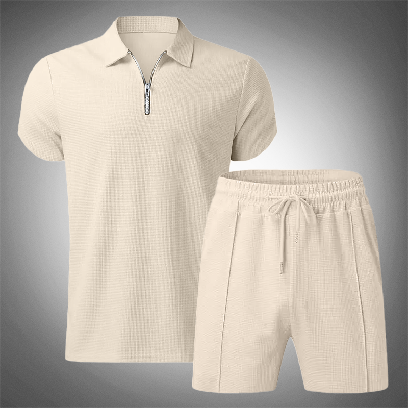 milan | heren tweedelige set polo & shorts