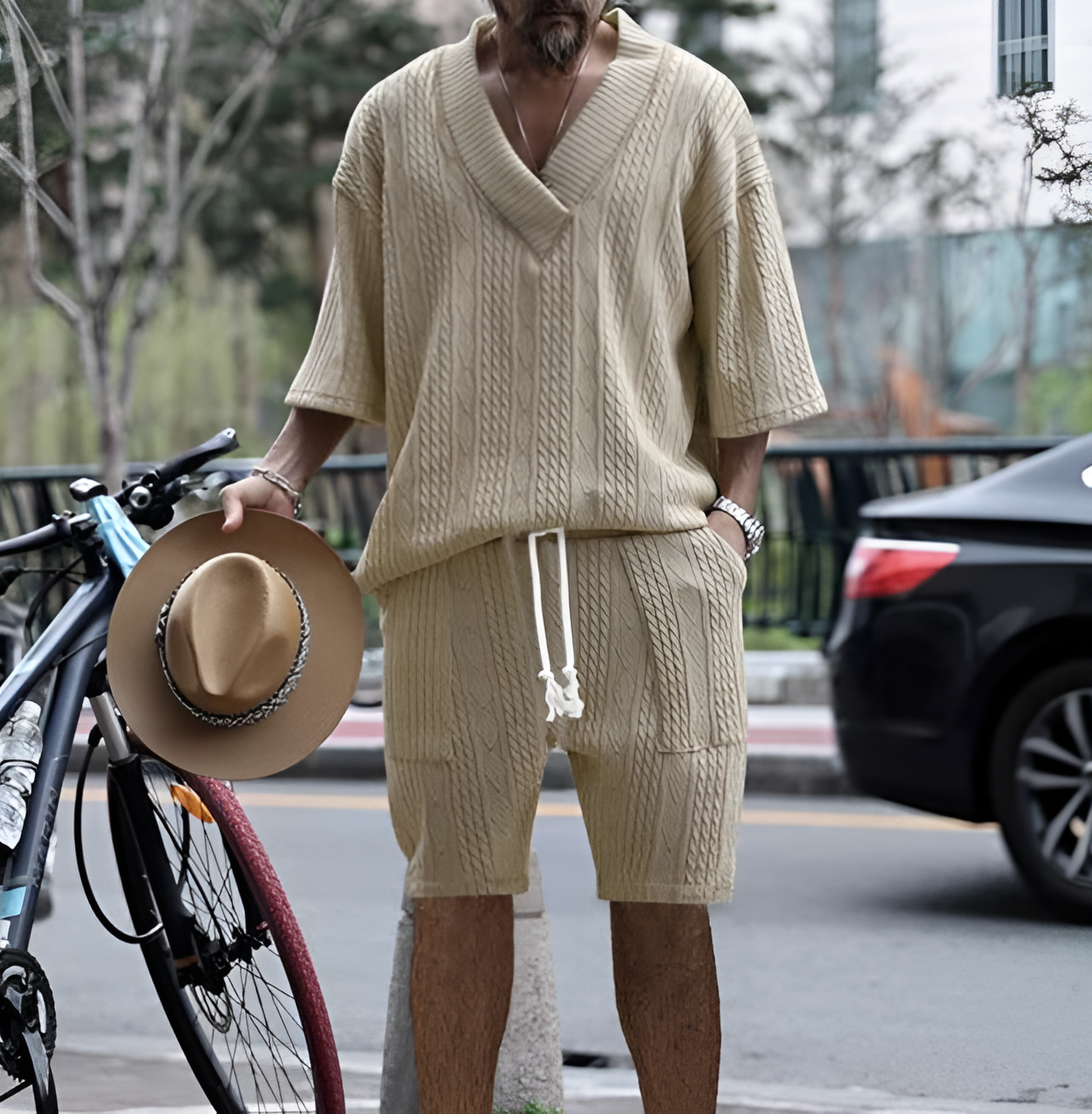 finn | oversized zomerset heren beige