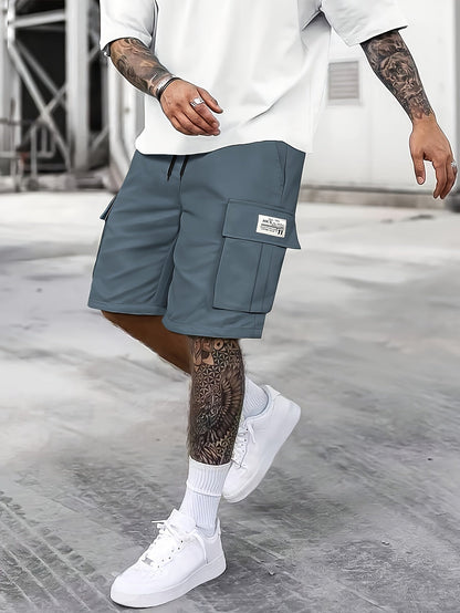daan | heren cargo shorts marineblauw