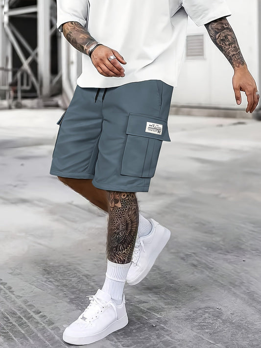 daan | heren cargo shorts marineblauw