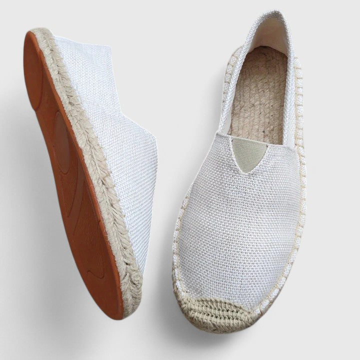 finn | heren espadrilles strandstijl wit