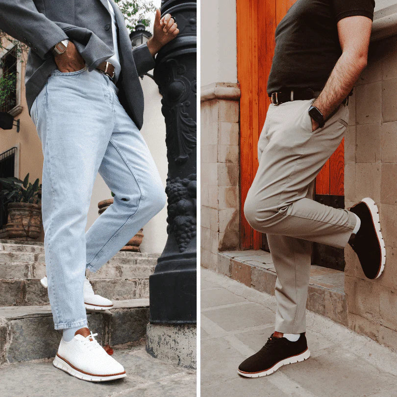 bas | heren leren schoenen met ademende voering