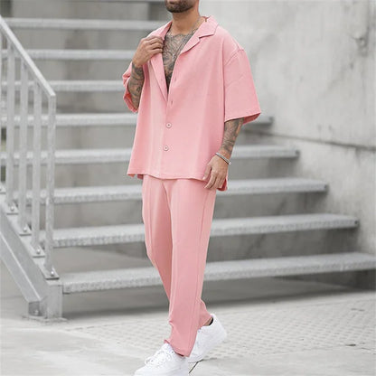 finn | oversized linnen zomerset roze