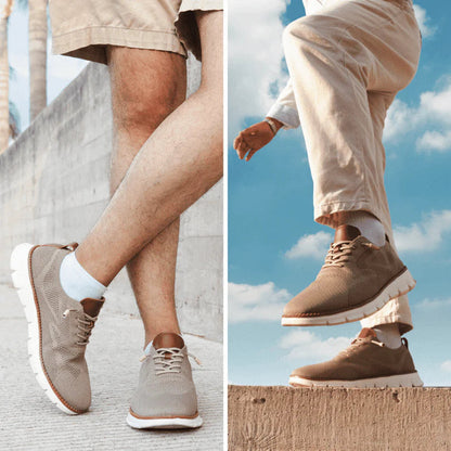 bas | heren leren schoenen met ademende voering