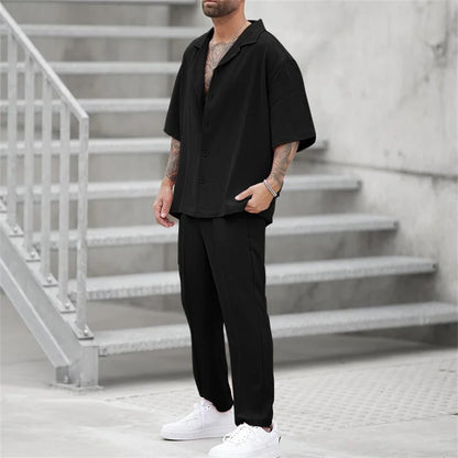 finn | oversized linnen zomerset zwart