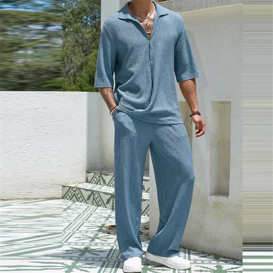 lars | comfort set met asymmetrische cardigan