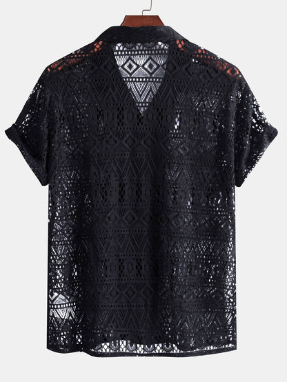 daan | haakshirt met ethno-patroon