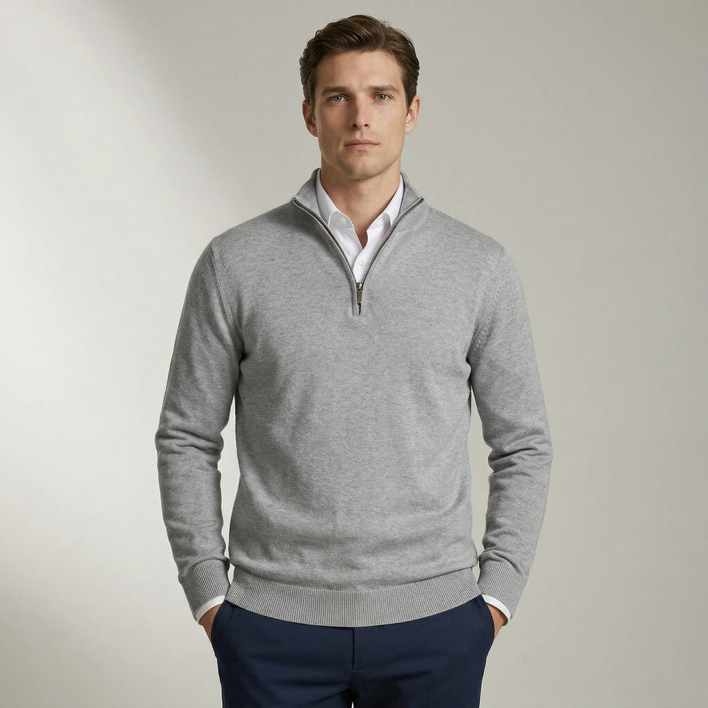 Lars | Half-Zip Gebreide Trui
