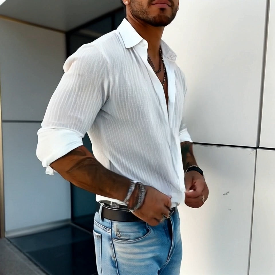 finn | heren slim fit geruit overhemd