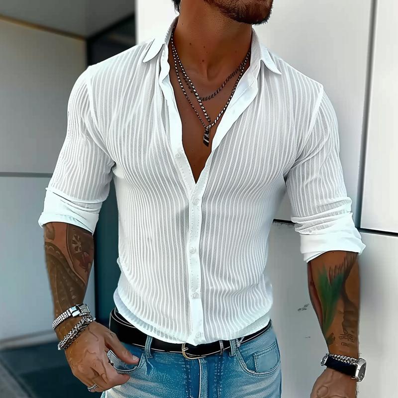 finn | heren slim fit geruit overhemd wit