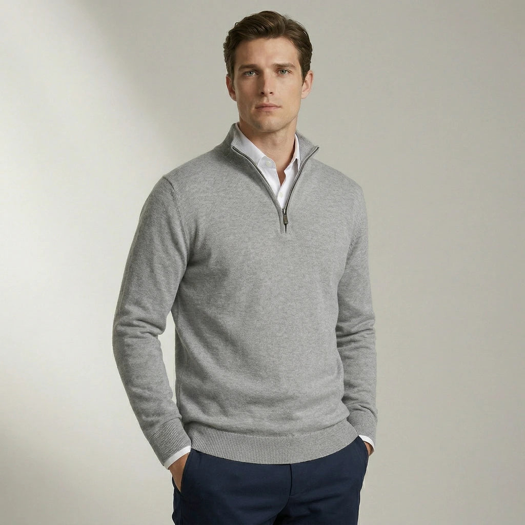 Lars | Half-Zip Gebreide Trui