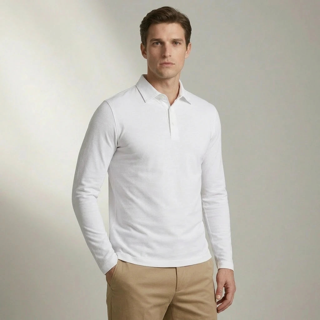 Victor | Klassieke Polo met Lange Mouwen
