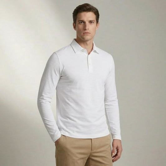 Victor | Klassieke Polo met Lange Mouwen