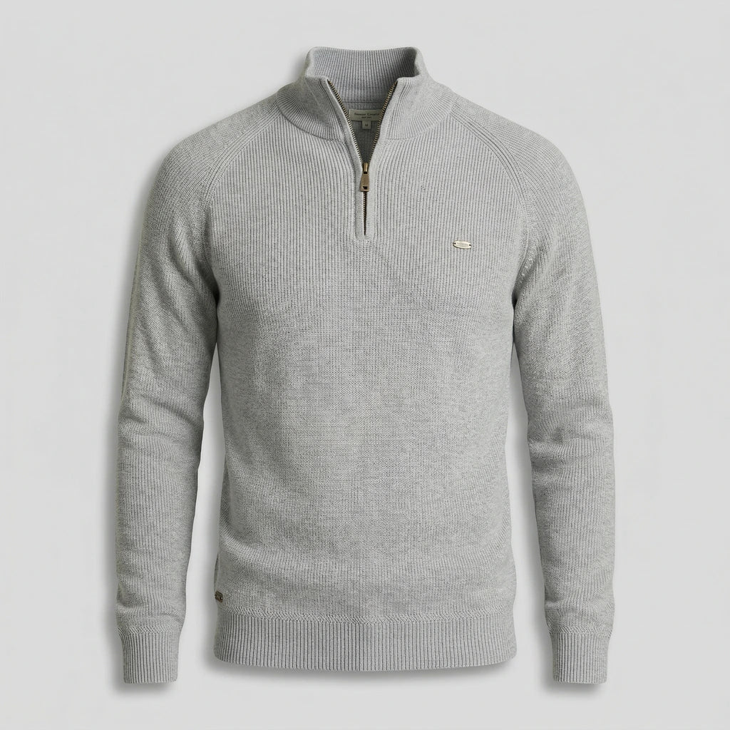 Timo | Gebreide Half-Zip Trui