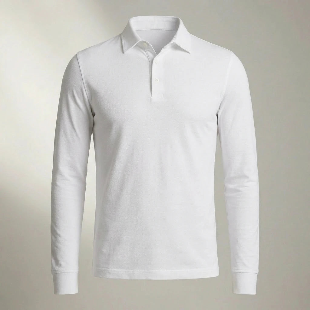 Victor | Klassieke Polo met Lange Mouwen