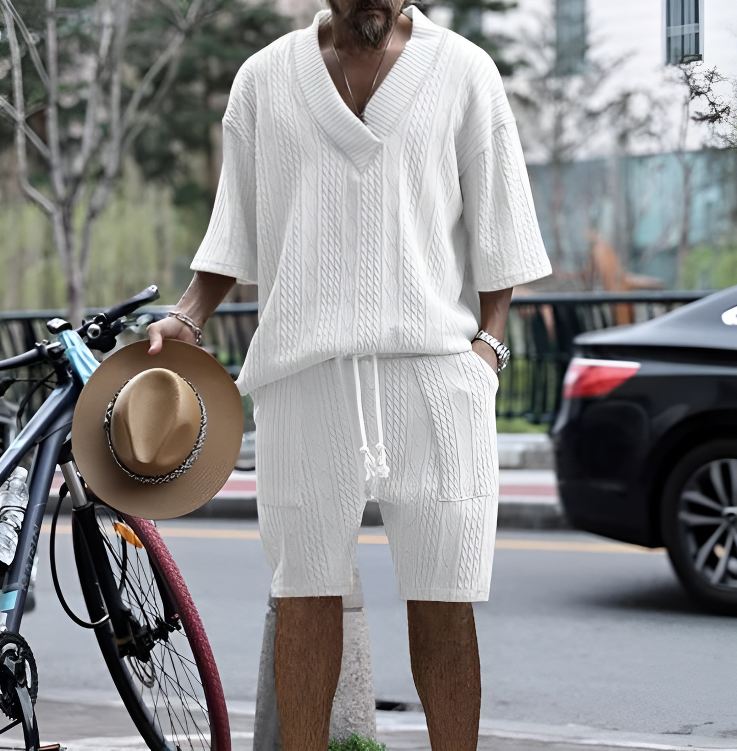finn | oversized zomerset heren wit
